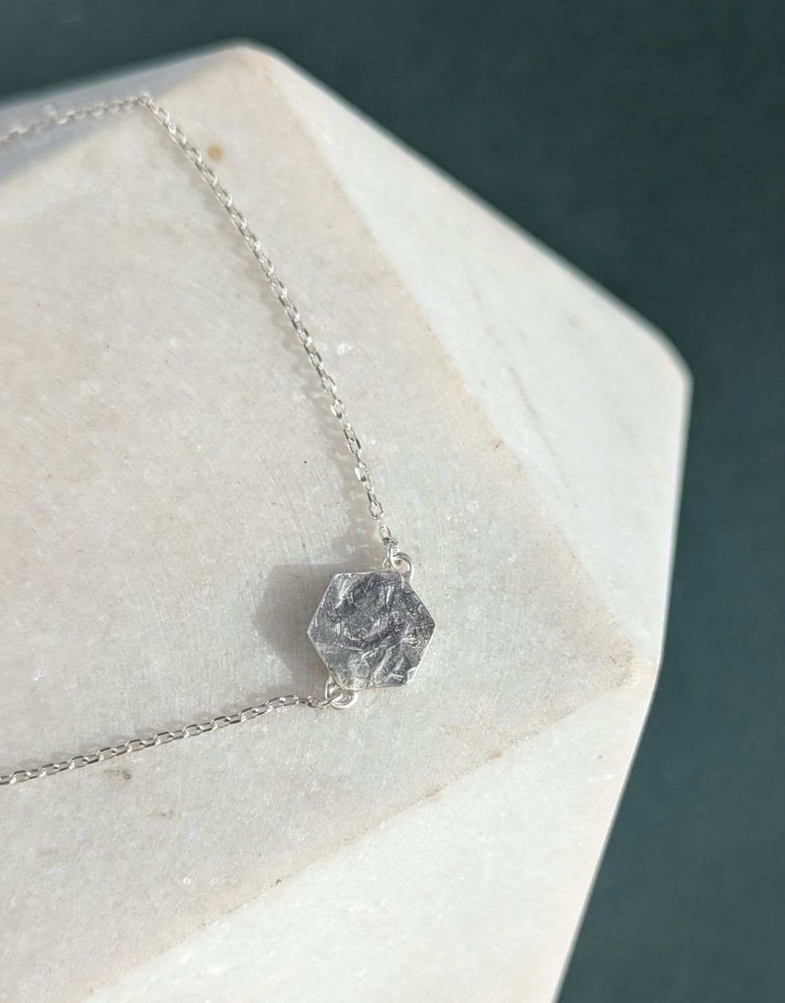 Causeway Textured Hexagon Bracelet