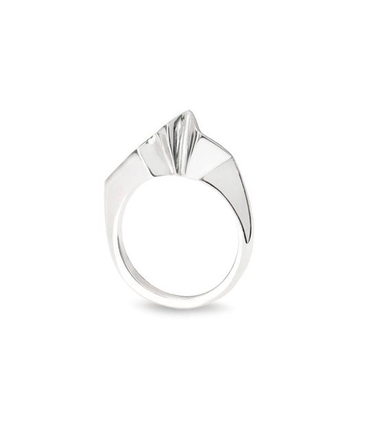 Fracture Silver Ring