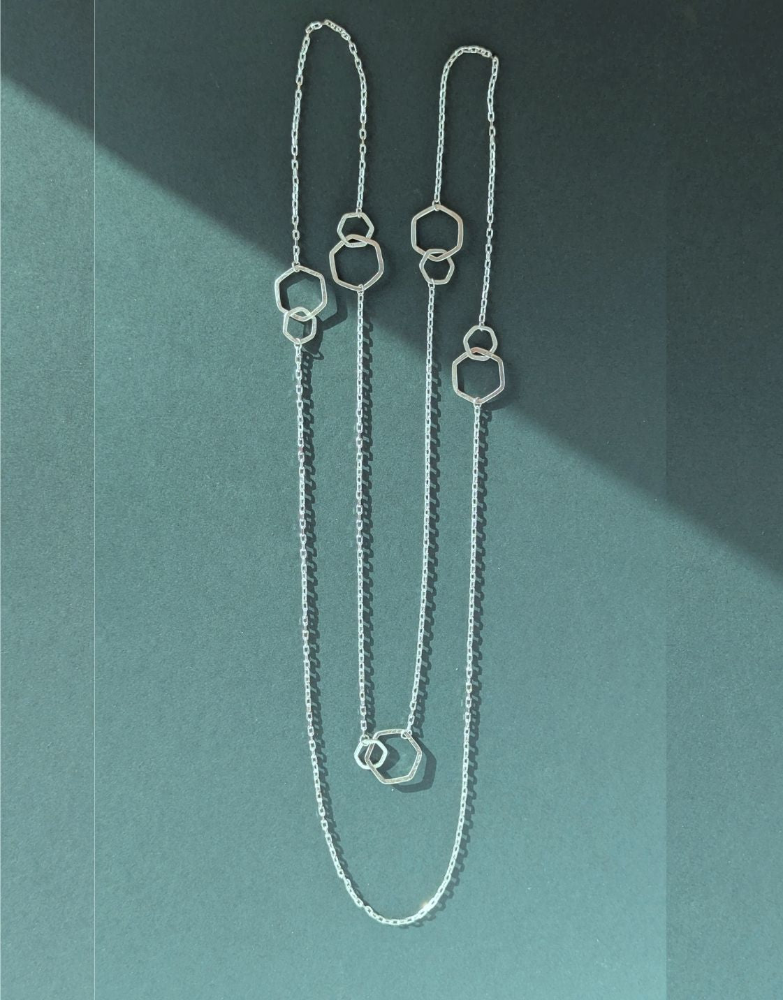 Causeway Interlinked Long Necklace