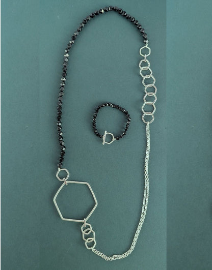 Causeway Multifunctional Necklace with Bracelet