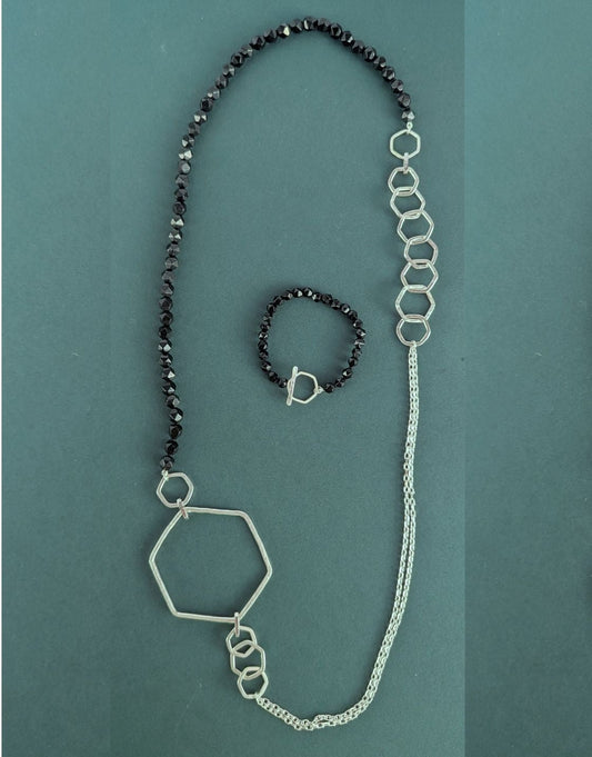 Causeway Multifunctional Necklace with Bracelet