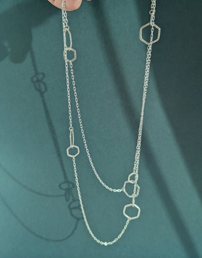 Causeway Interlinked Long Necklace