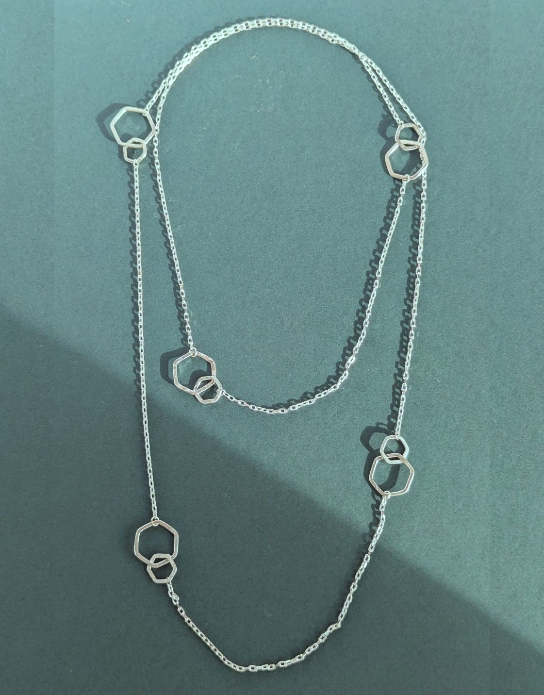 Causeway Interlinked Long Necklace