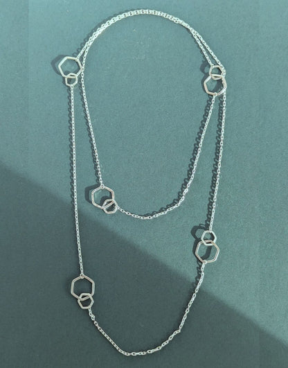 Causeway Interlinked Long Necklace