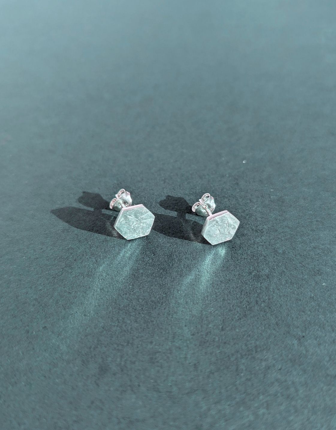 Causeway Hexagon Textured Stud Large