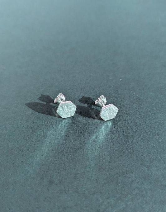 Causeway Hexagon Textured Stud Large