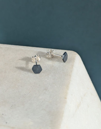 Causeway Hexagon Textured Stud Small