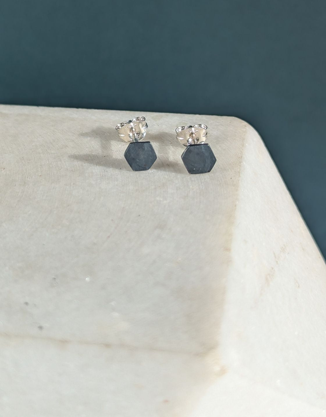 Causeway Hexagon Textured Stud Small