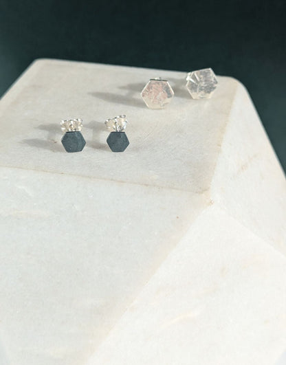 Causeway Hexagon Textured Stud Large