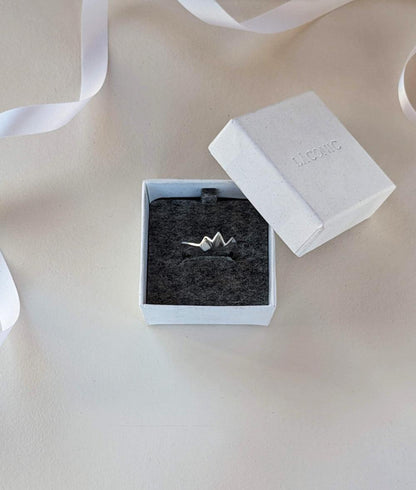 Fracture Silver Ring