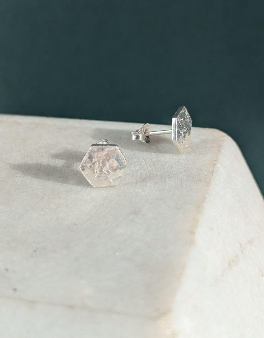 Causeway Hexagon Textured Stud Large