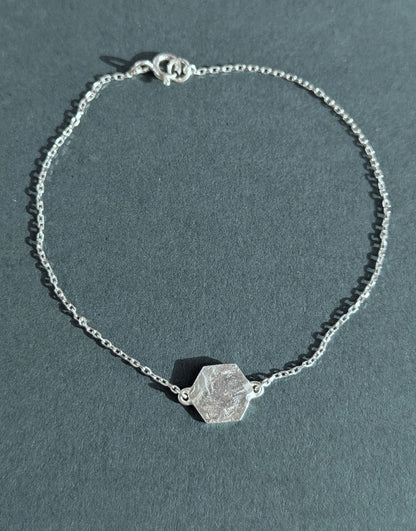 Causeway Textured Hexagon Bracelet