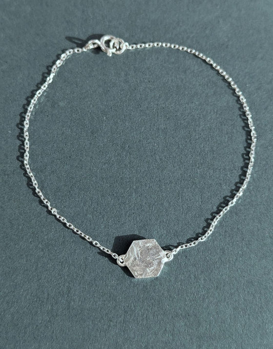 Causeway Textured Hexagon Bracelet