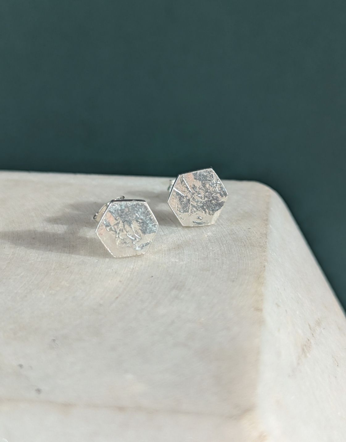 Causeway Hexagon Textured Stud Large